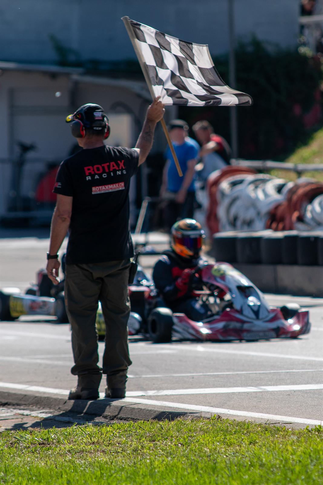 Kart race at Rotax Cup Wohlen